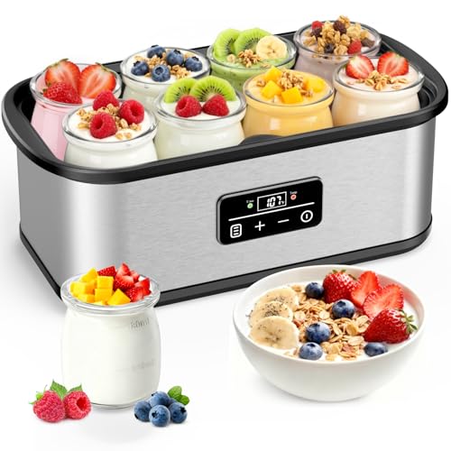 Yogurt Maker with Adjustable Temperature & Time Control