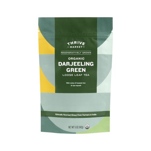 Thrive Market Regeneratively Grown Organic Assam Black Loose Leaf Tea 5 oz pouch