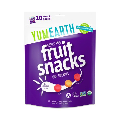 YumEarth Organic Fruit Snacks, Snack Packs 10 snack packs (0.7 oz each)