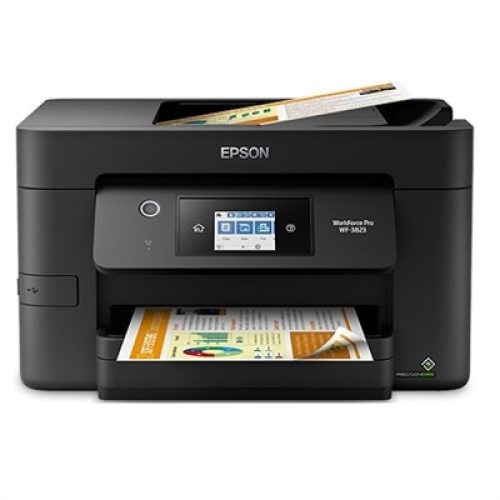 Epson WorkForce Wireless Color All-In-One Inkjet Printer with Fax