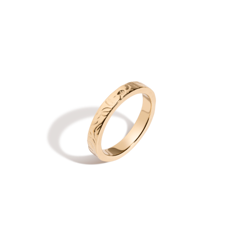 Aurate New York X MACENNA: Rose Garden Ring, Vermeil Gold