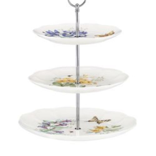 Lenox Butterfly Meadow Dinnerware Teapot, White