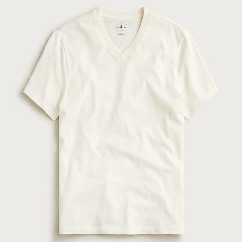 Slim sueded cotton T-shirt