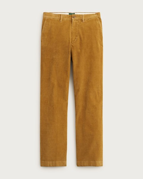 Broken-in Straight pant in stretch corduroy