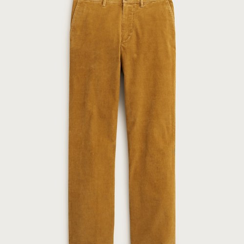 Broken-in Straight pant in stretch corduroy