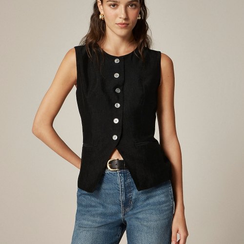 Essential cutaway vest top