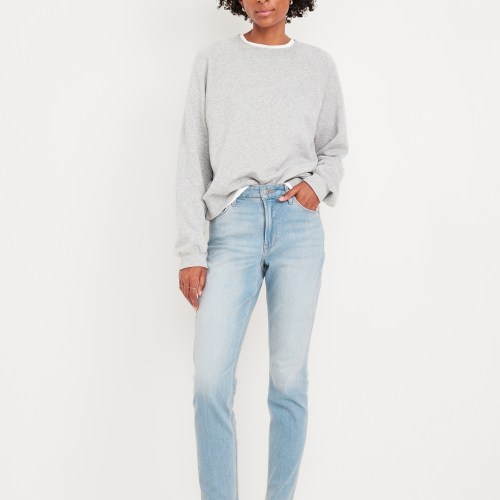High-Waisted OG Straight Ankle Jeans