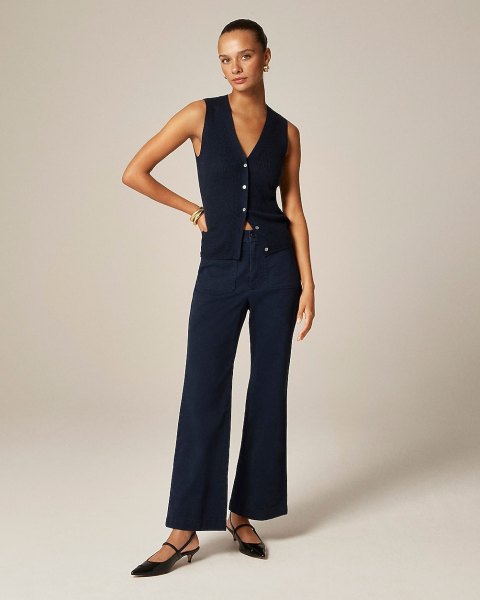 Charley kickout cropped pant in chino