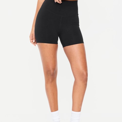 High-Waisted Biker Shorts 6-inch inseam