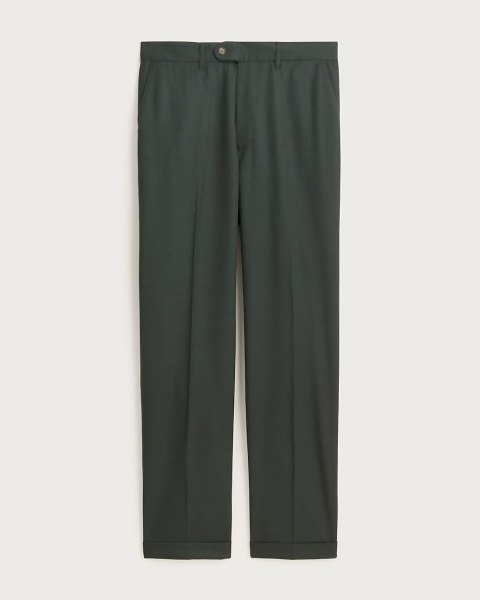 Classic creased wool trouser