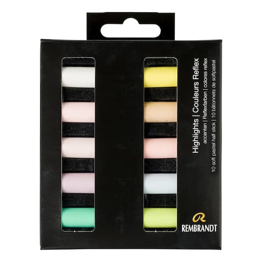 Rembrandt 10 Color Half Stick Soft Pastel Set in | Half-Stick | Michaels