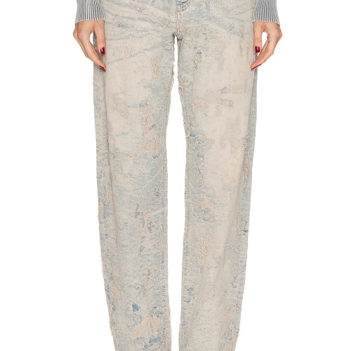 Diesel Low Rise Bootcut Leg Jeans in Denim-Medium