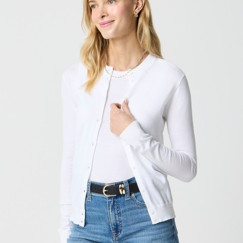Classic cotton cardigan sweater