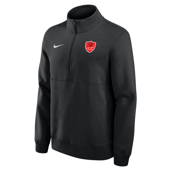 Nike College University Fleece 1/4-Zip in Black