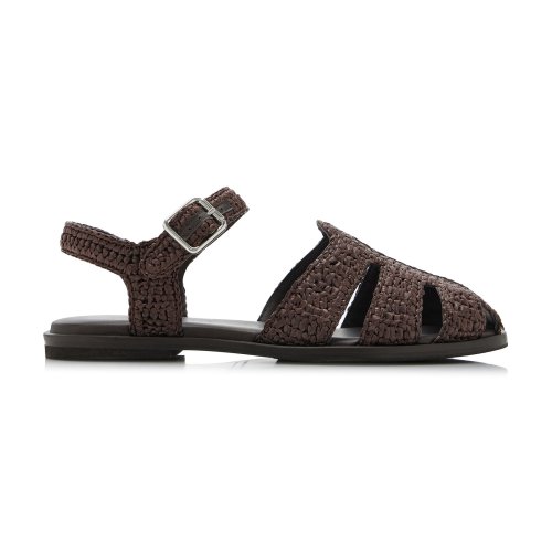 FRDA SALVADOR Sera Raffia Fisherman Sandals – Moda Operandi