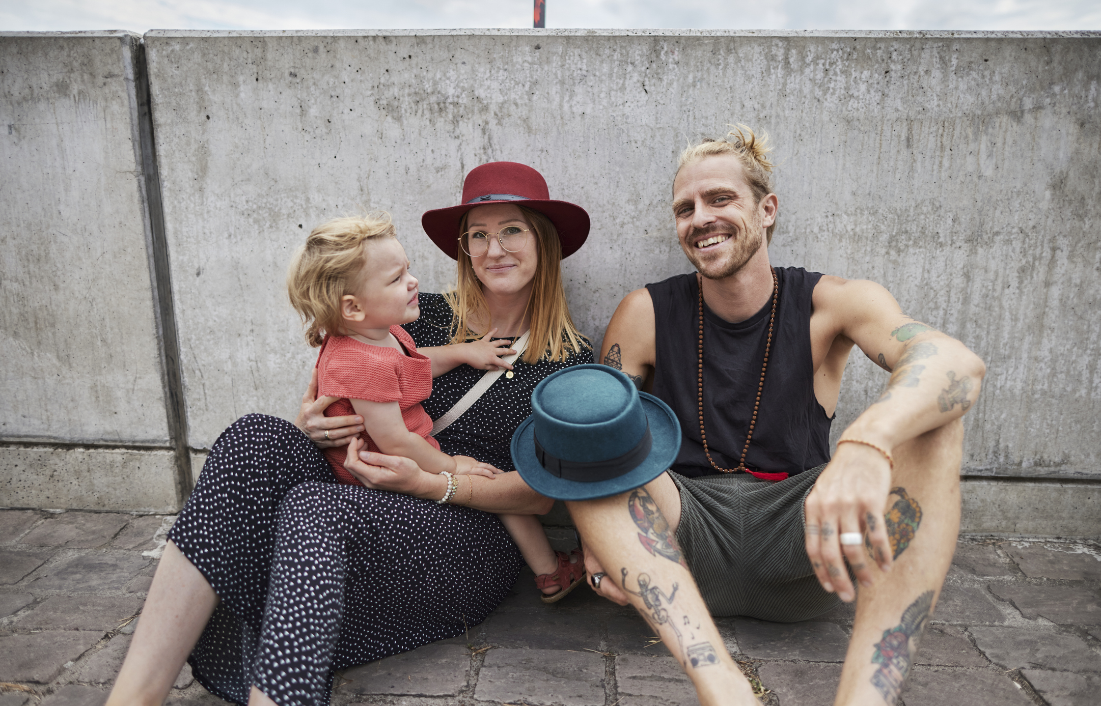 Family wearing fashionable styles from the PacSun Spring Stock Up sale