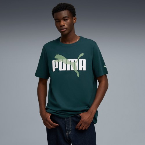 PUMA Essentials No. 1 Logo Mens T-Shirt in Blue, Size S