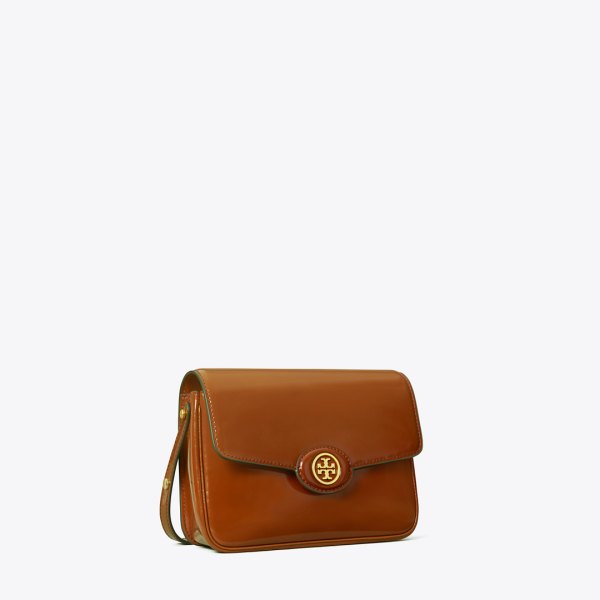 Tory Burch Robinson Spazzolato Shoulder Bag