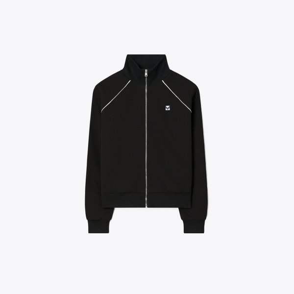 Tory Burch Crepe Track Jacket