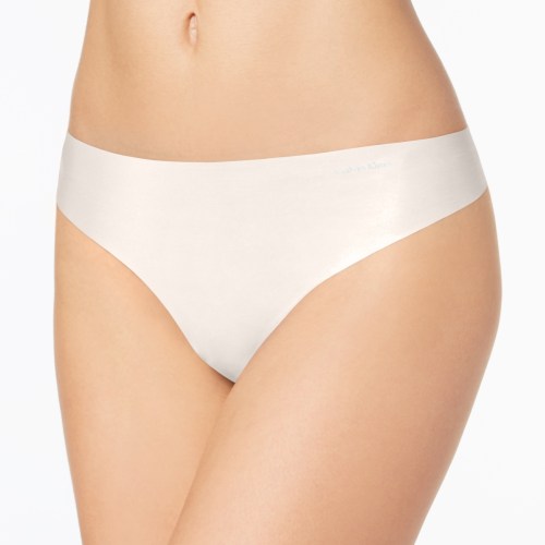 Calvin Klein Womens Invisibles Thong Underwear D3428 Nymphs Thigh
