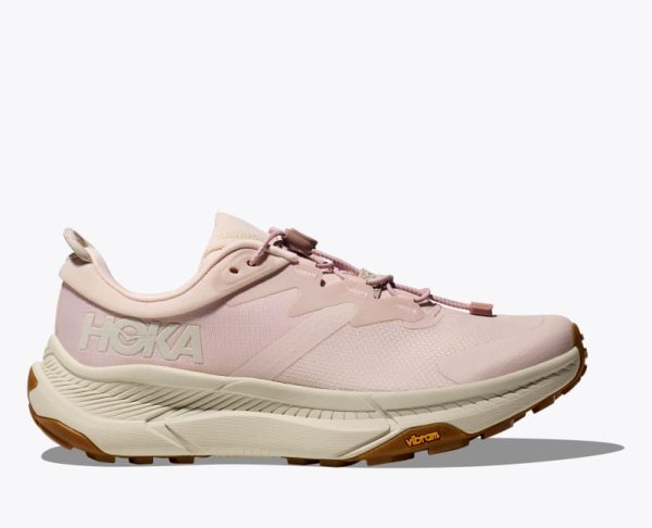 HOKA Womens Transport Shoes in Cosmic Pearl/Oat Milk