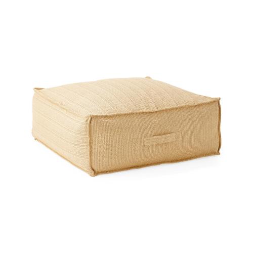 Faux Raffia Floor Cushion