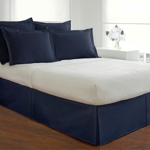 Fresh Ideas Poplin Tailored Bed Skirt, Queen