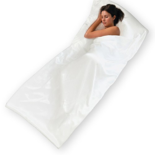 Fresh Ideas Embossed Microfiber Personal Sleep Sack – White