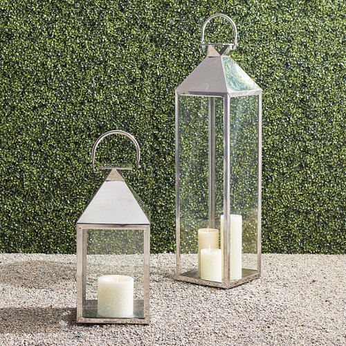 Quincy Lantern – Stainless Steel, 45 Stainless Steel – Frontgate
