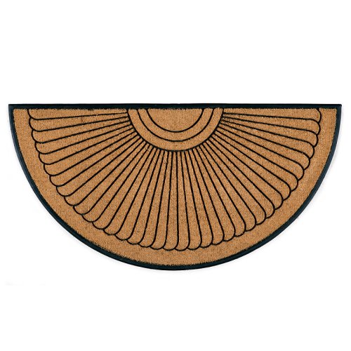 Sunburst Half-Round Coco Door Mat x Frontgate