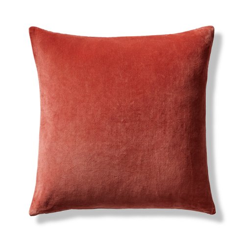 Leighton Velvet Decorative Pillow Covers Indigo, 14 x 36 Indigo, Frontgate