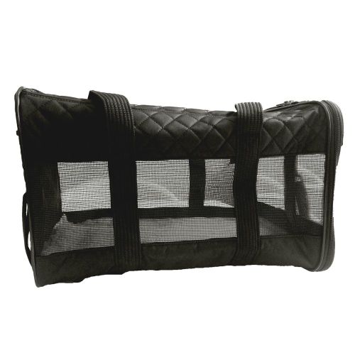 Sherpa Original Deluxe Pet Carrier Guaranteed On Board Dog And Cat Carrier; 16 lbs Max, Black, Size: X | PetSmart