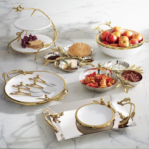 Pomegranate Serveware Collection – 3-Cluster Ultimate Server – Frontgate