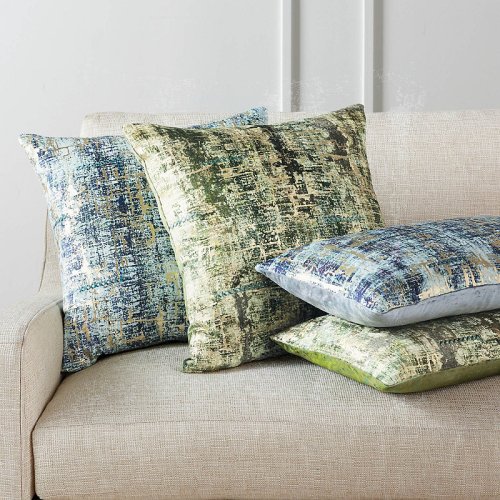 Liza Velvet Decorative Pillow Cover – Blue, 13 x 22 Blue – Frontgate