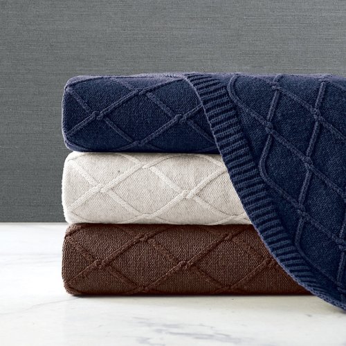 Sweater Knit Lambswool Throw – Oatmeal – Frontgate