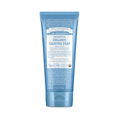 Dr. Bronners Shaving Gel, 7 oz tube