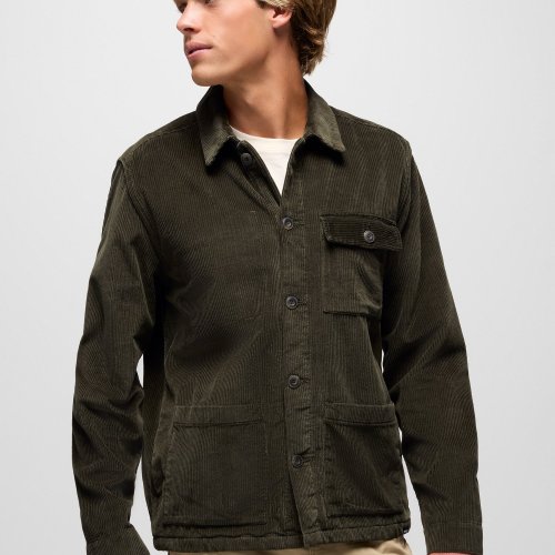 Mens prAna Ridgecrest Chore Coat Shadow