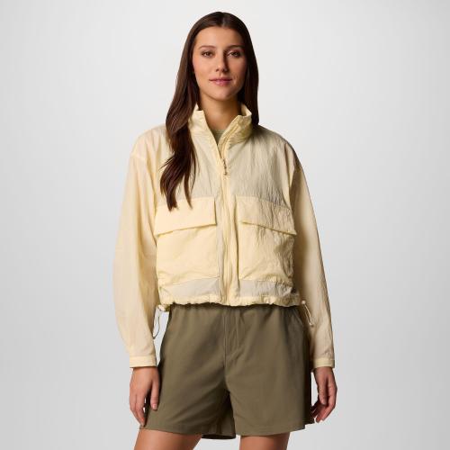 Columbia Womens Paracutie Cropped Cargo Windbreaker