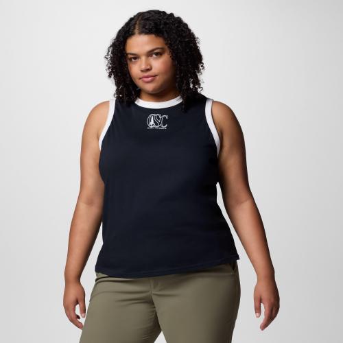 Columbia Womens Rolling Bend Graphic Ringer Tank – Plus Size-