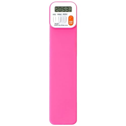 Easter Basket Suffer: Reading Timer + Incentives Bookmark for Kids – Hot Pink, Aqua