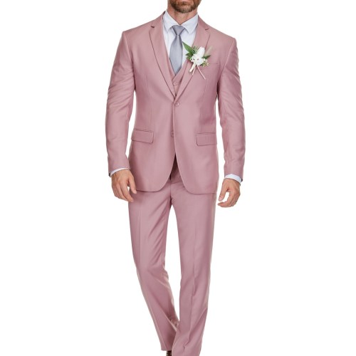 Braveman Mens 3-Piece Premium Vested 3-Piece Slim Fit Suit