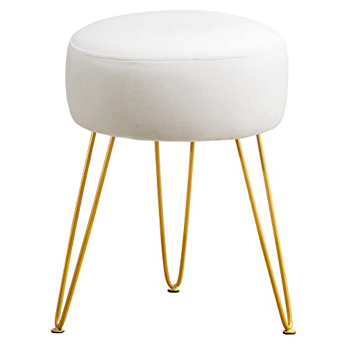 Vanity Stool, Ottoman Foot Stool, Velvet Footrest
