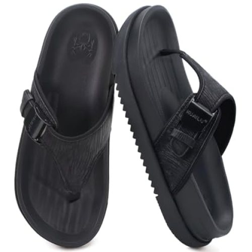 KuaiLu Flip Flops for Women, Orthopedic Chic