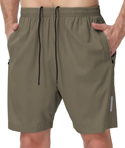 Mens Athletic Gym Shorts 7″ Ultra-Light Quick Dry