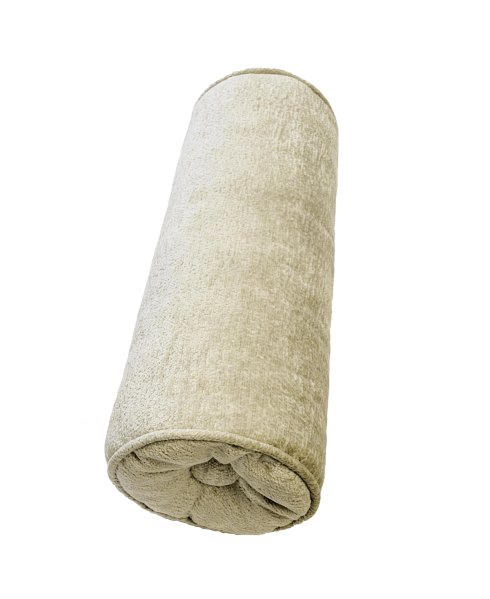 Edie@Home Delmonico Chenille Lumbar Neck Roll Decorative Pillow, 7x18