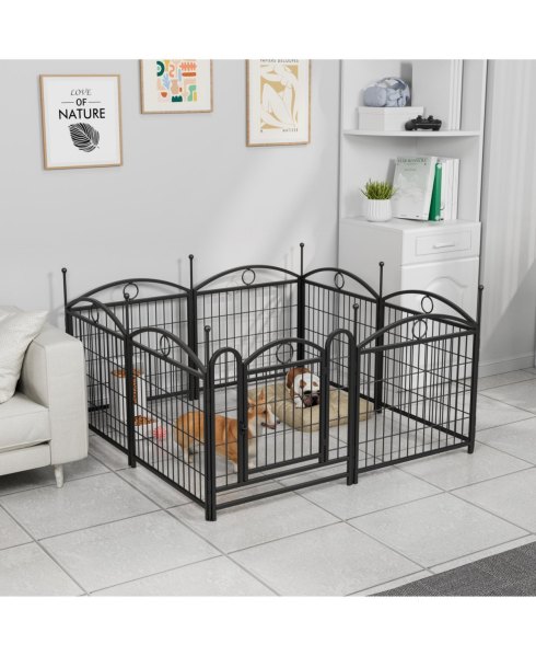 Streamdale Furniture Dog Playpen Metal Pet Fence