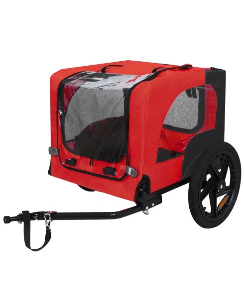 Streamdale Furniture Pet Bike Trailer Folding Quick Release Leash