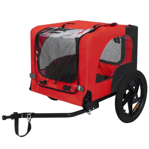 Streamdale Furniture Pet Bike Trailer Folding Quick Release Leash