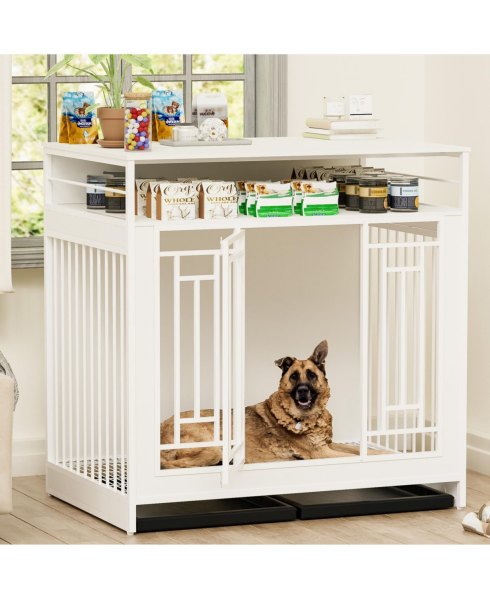 Streamdale Furniture Dog Crate Furniture with Storage