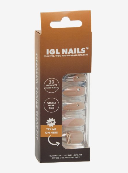 IGL Nails Pink Bow Press-On Nails